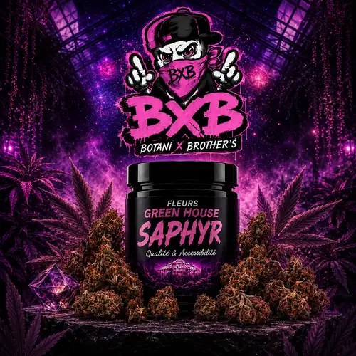 Saphyr – Fleur CBD Green House - 100 % naturelle & bio