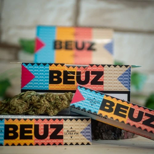 Feuilles Beuz King Size Slim (blanc et non blanchi)
