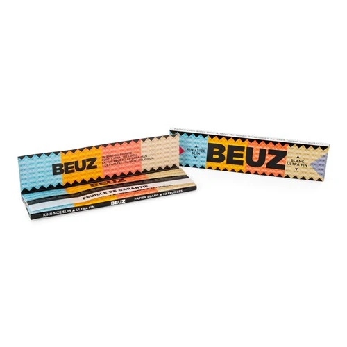 Feuilles Beuz King Size Slim (blanc et non blanchi)